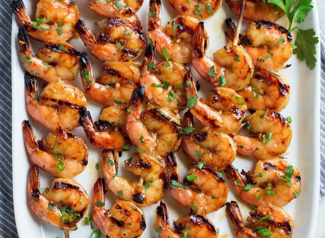 Grilled Shrimp with Honey Garlic Marinade