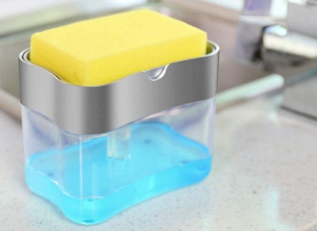 Dish Soap Dispenser for Kitchen Sponge