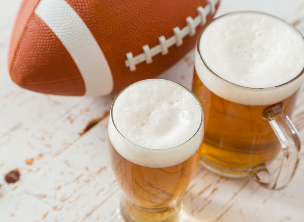 football beer
