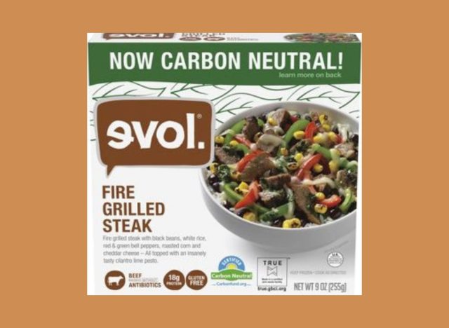 Evol Gluten-free container for grilled steaks