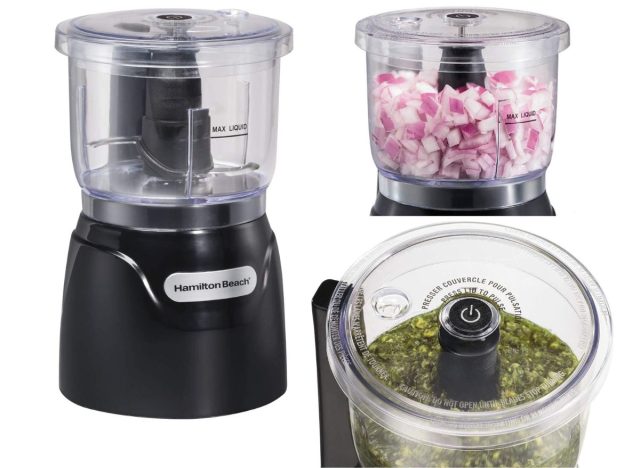 Hamilton Beach Electric Vegetable Chopper & Mini Food Processor, 3