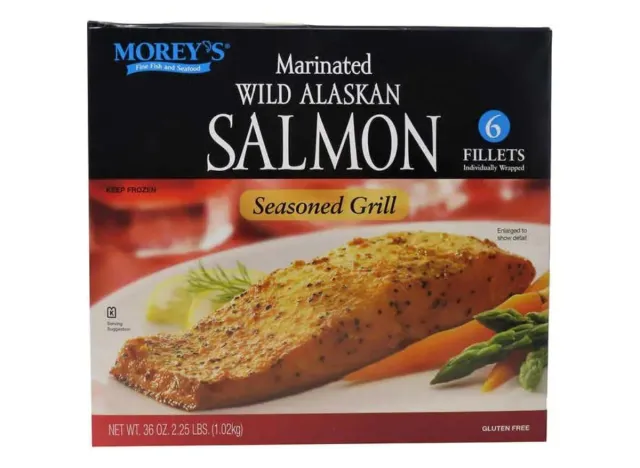 Salmone selvaggio dell'Alaska marinato di Morey
