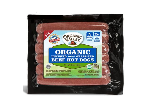 Organic Valley Organic Uncured Grass-Fed Beef Hot Dogs