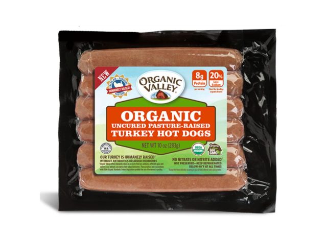 Organic Valley Uncured Pasture-Raised Turkey Hot Dogs