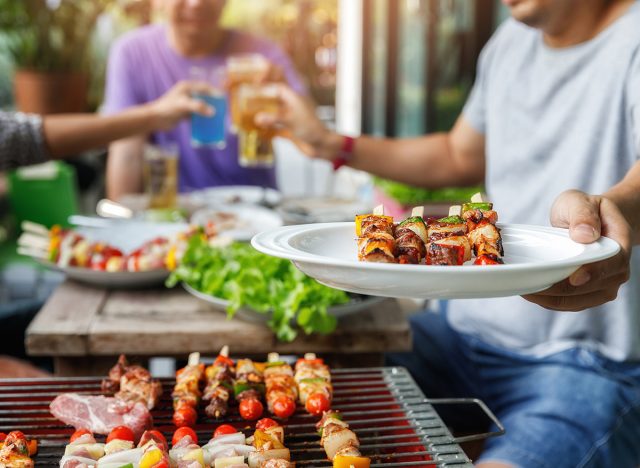 Plate of BBQ