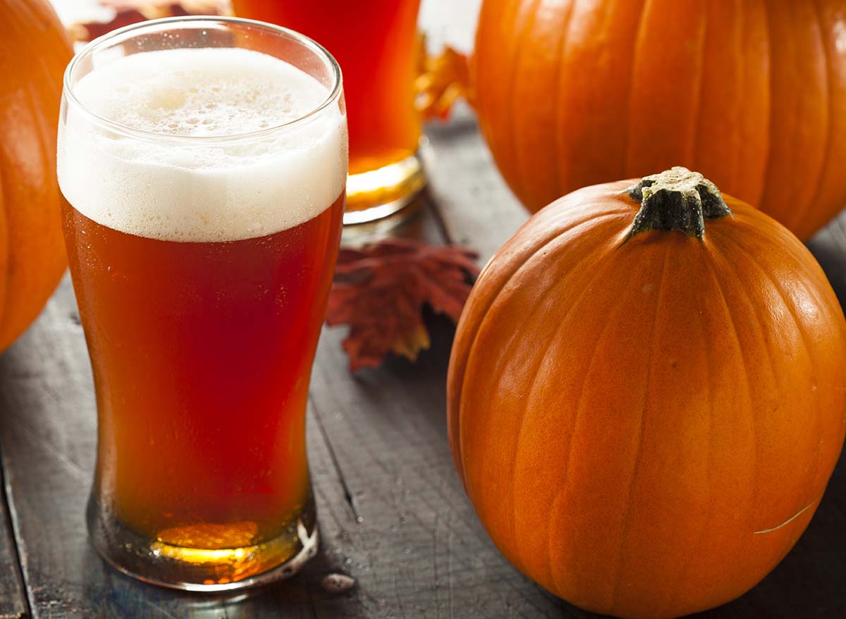 Pumpkin Beer with Pumpkin