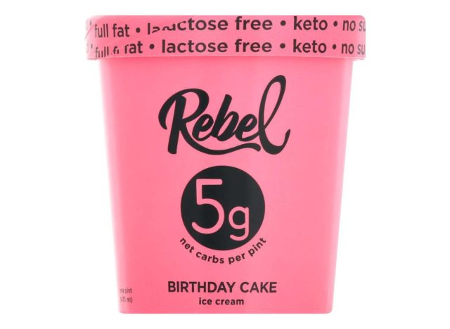 Rebel birthday cake ice cream