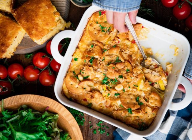 Casserole de courge du sud