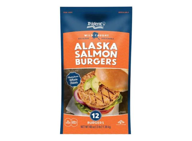 Trident Seafoods Alaskan Salmon Burgers