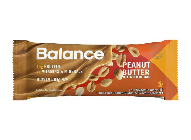 balance peanut butter nutrition bar