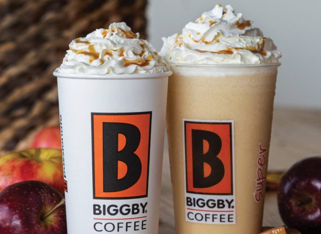 biggby coffee's caramel apple ciders