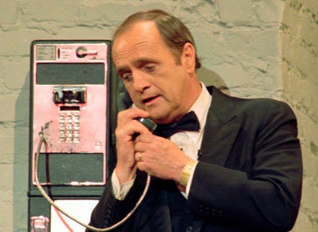 Bob Newhart talking on phone