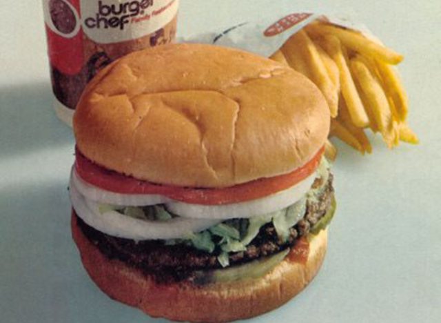 burger chef vintage promo shot