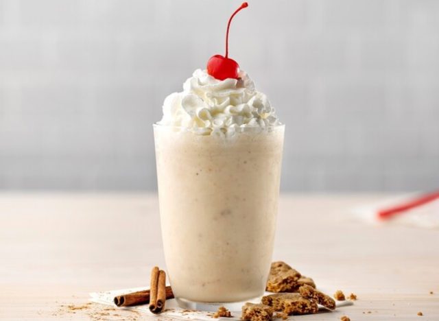 chick-fil-a autumn spice milkshake