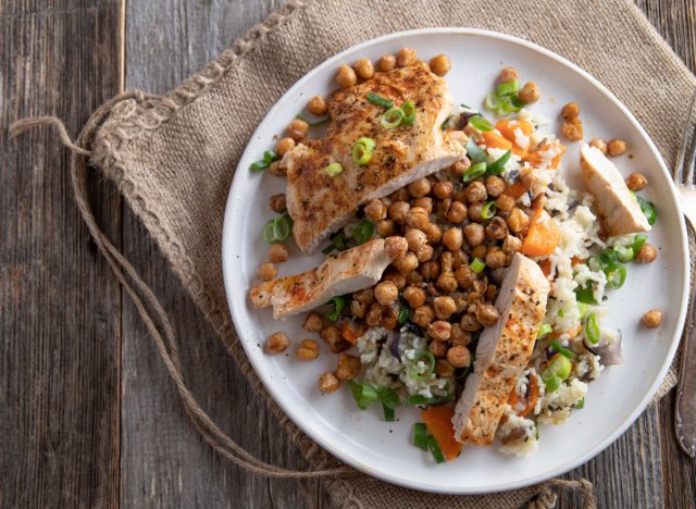 chicken and chickpeas