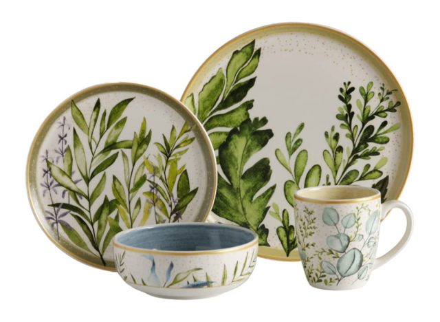 corona dinnerware set - earthenware siena