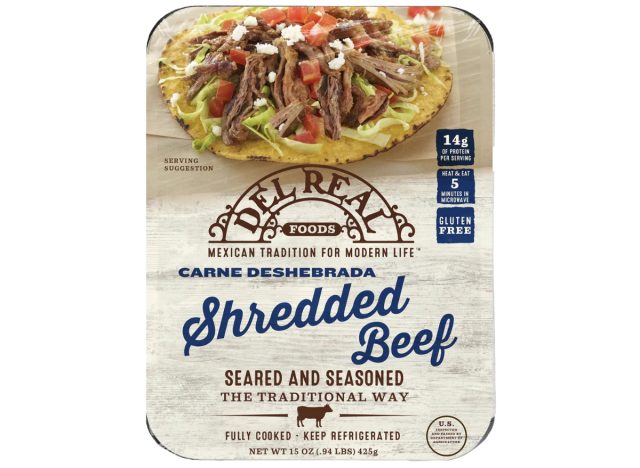 del real foods carne deshebrada shredded beef