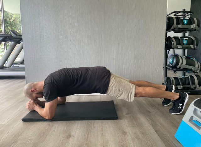 front plank