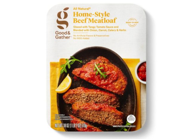 good & gather all natural homestyle beef meatloaf
