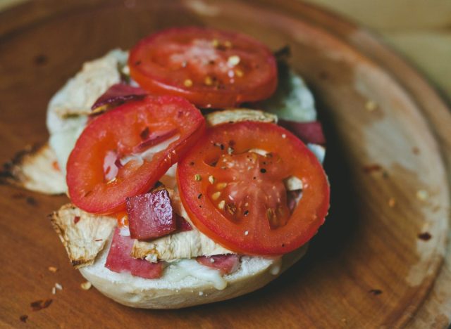 hawaiian pizza bagel