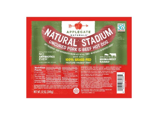 hot dog applegate stadium