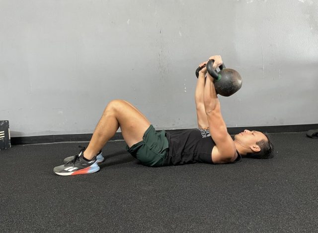 kettlebell floor press