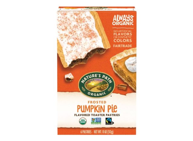 nature's path frosted pumpkin pie flavored toaster pastries