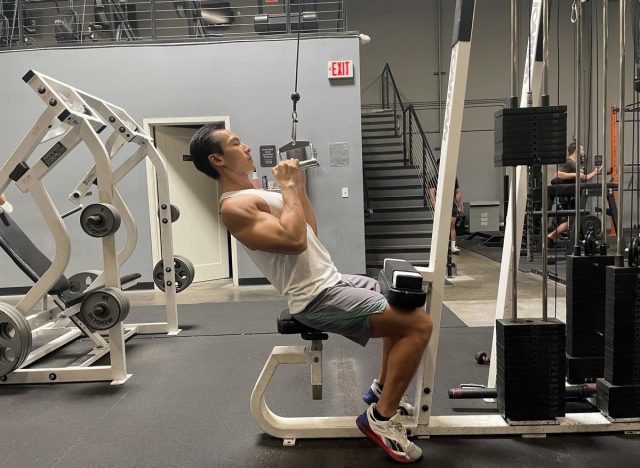 lat pulldown exercises to slow aging in your 50s