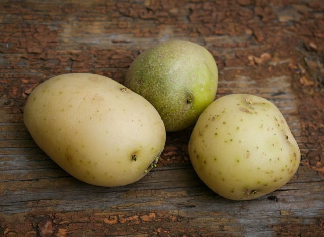 potatoes getting green