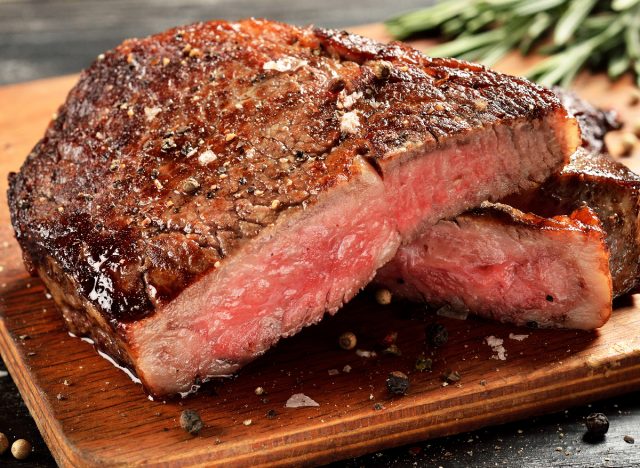 prime black angus ribeye steak