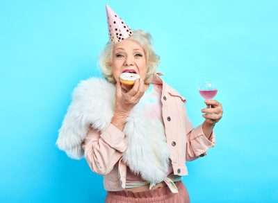 happy senior woman birthday habits to live to 100 and beyond