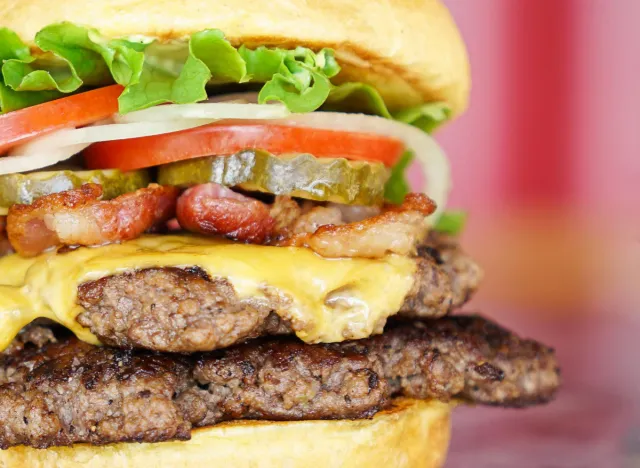 smashburger double bacon cheeseburger