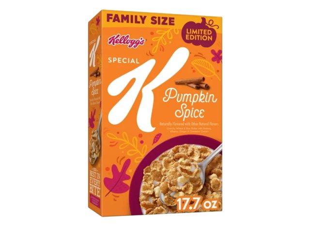 Special as pumpkin spice cereal