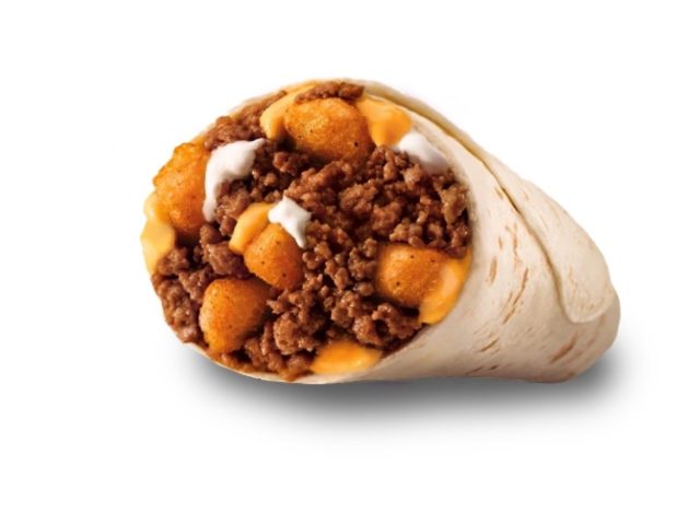 taco bell 1/2 pound beef and potato burrito