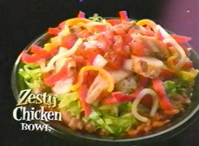 taco bell zesty chicken bowl