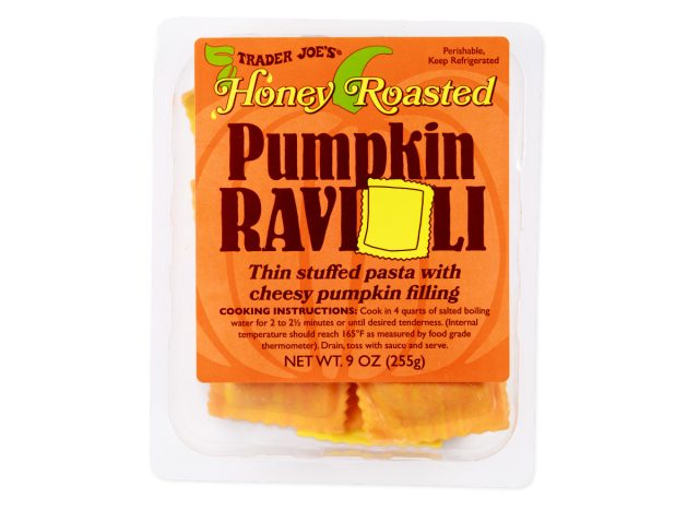 trader joe's honey roasted pumpkin ravioli