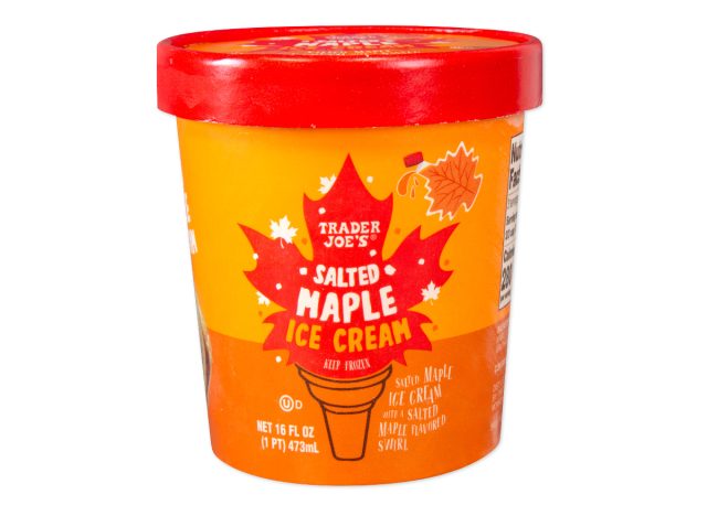 trader joe's salted maple ice cream