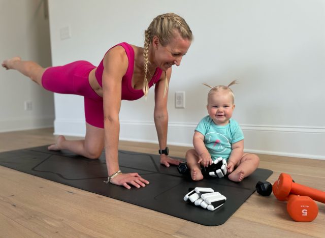 trainer postpartum workout