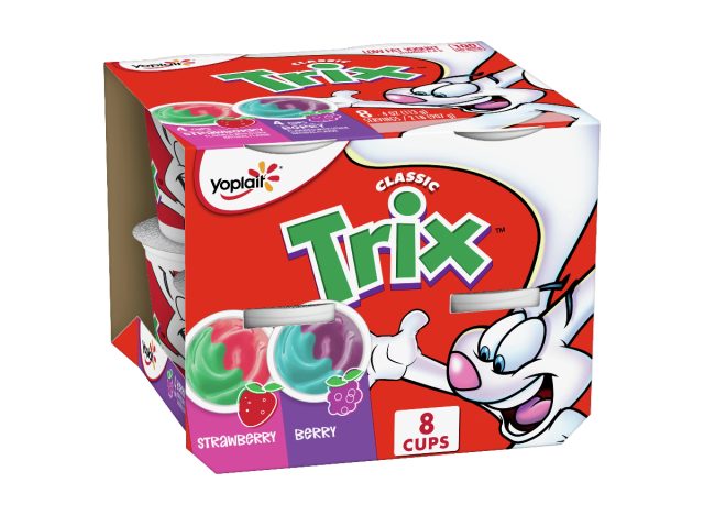 Yoplait Trix Berry & Strawberry Kids Cup