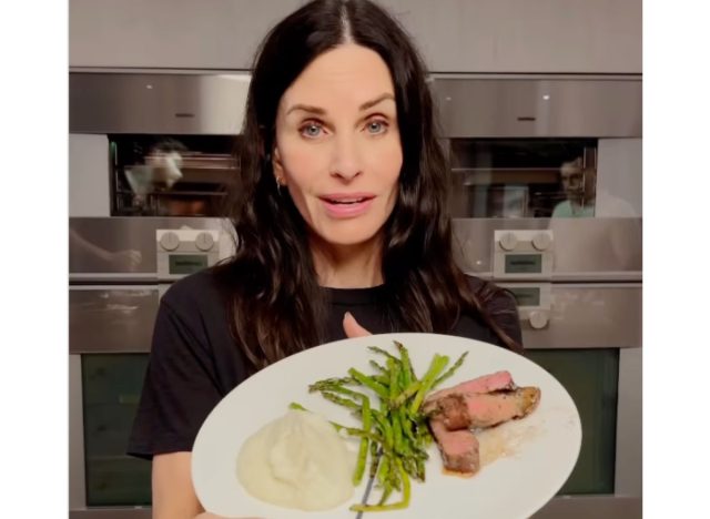 Courtney Cox Steak