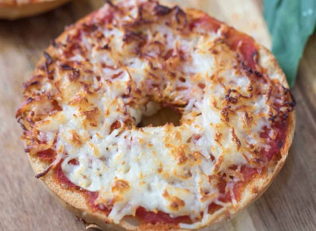 Air Fry Bagel Pizzas