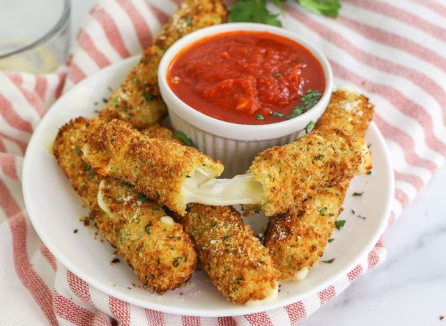 Air Fry Mozzarella Sticks