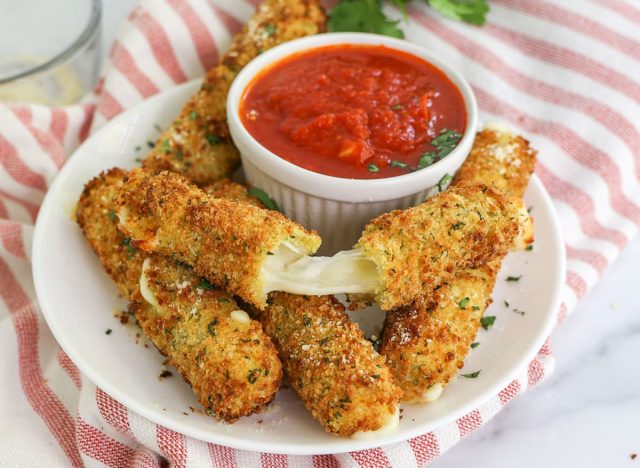 Air Fry Mozzarella Sticks