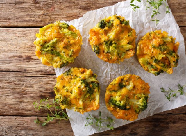 Egg and broccoli muffins