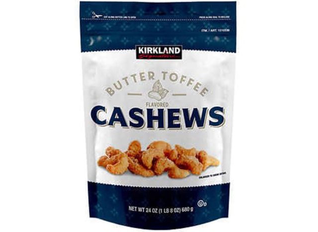 Kirkland Butter Toffee Flavored Cashews