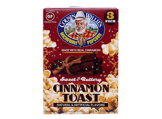 Cousin Willie's Cinnamon Toast Microwave Popcorn