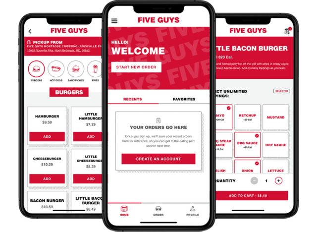 Five Guys Mobile App