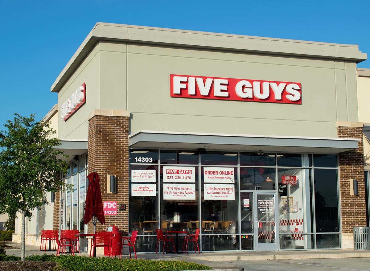 Five Guys Exterior