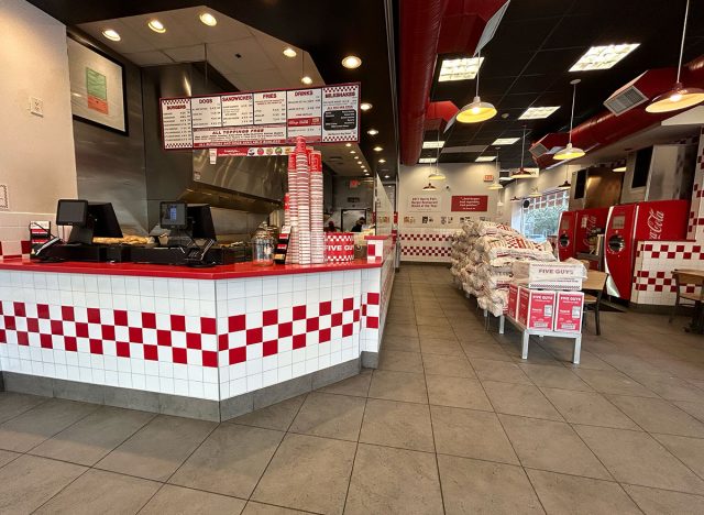 Five Guys Interior