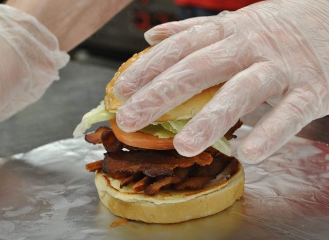 Five Guys freshly made burger